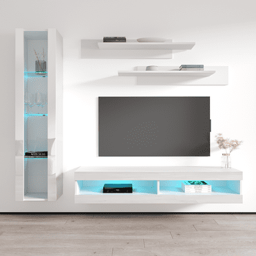 Fly G2 34TV Wall Mounted Floating Modern Entertainment Center