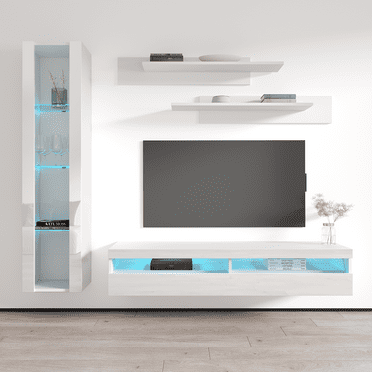 Fly G2 35TV Wall Mounted Floating Modern Entertainment Center