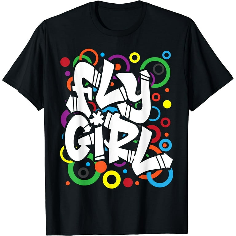 Fly Girl 80s 90s Old School Camo B-Girl Hip Hop T-Shirt Fly Girl 80s 90s Old School Camo B-Girl Hip Hop T-Shirt