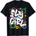 thumbnail image 1 of Fly Girl 80s 90s Old School B-Girl Hip Hop T-Shirt Black X-Large, 1 of 4