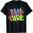 thumbnail image 1 of Fly Girl 80s 90s Old School Hip Hop Girls T-Shirt, 1 of 2