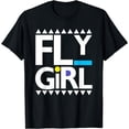 thumbnail image 1 of Fly Girl 80s 90s Old School Hip Hop T-Shirt, 1 of 4