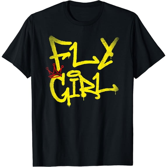 How To Draw Rapperw Fly Girl 80s 90s Rap BGirl Old School Hip Hop Graffiti T-Shirt ...