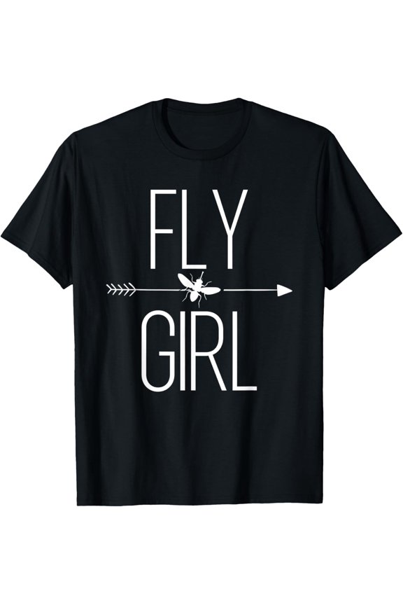 Fly Girl Gift For Women Housefly Insect Horsefly Lover T-Shirt