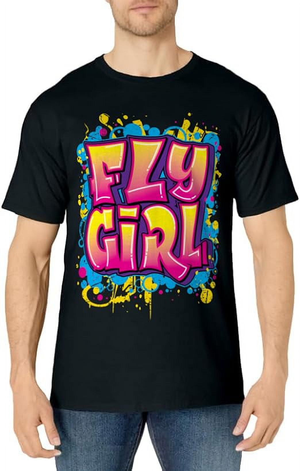 Fly Girl Hip Hop 80s 90s Dance B-Girl Urban Graffiti Style T-Shirt ...
