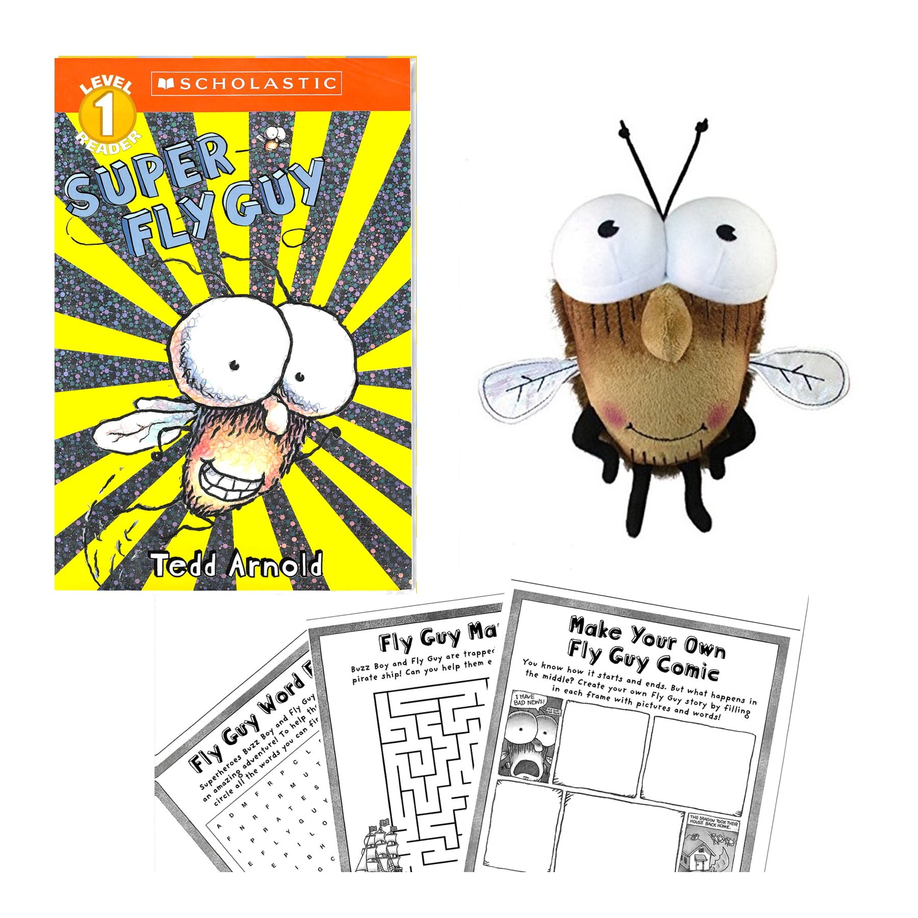 絵本・児童書 National Geographic Kids Pre / Fly Guy Fly Guy Book Set Includes Super Fly Guy Level 1 Easy Reader by