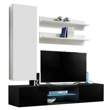 Fly H 33TV Wall Mounted Floating Modern Entertainment Center