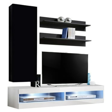 Fly H 34TV Wall Mounted Floating Modern Entertainment Center