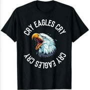 Fly High, Eagles Bye: A Hilarious Twist on Anti-Eagles T-Shirt Design