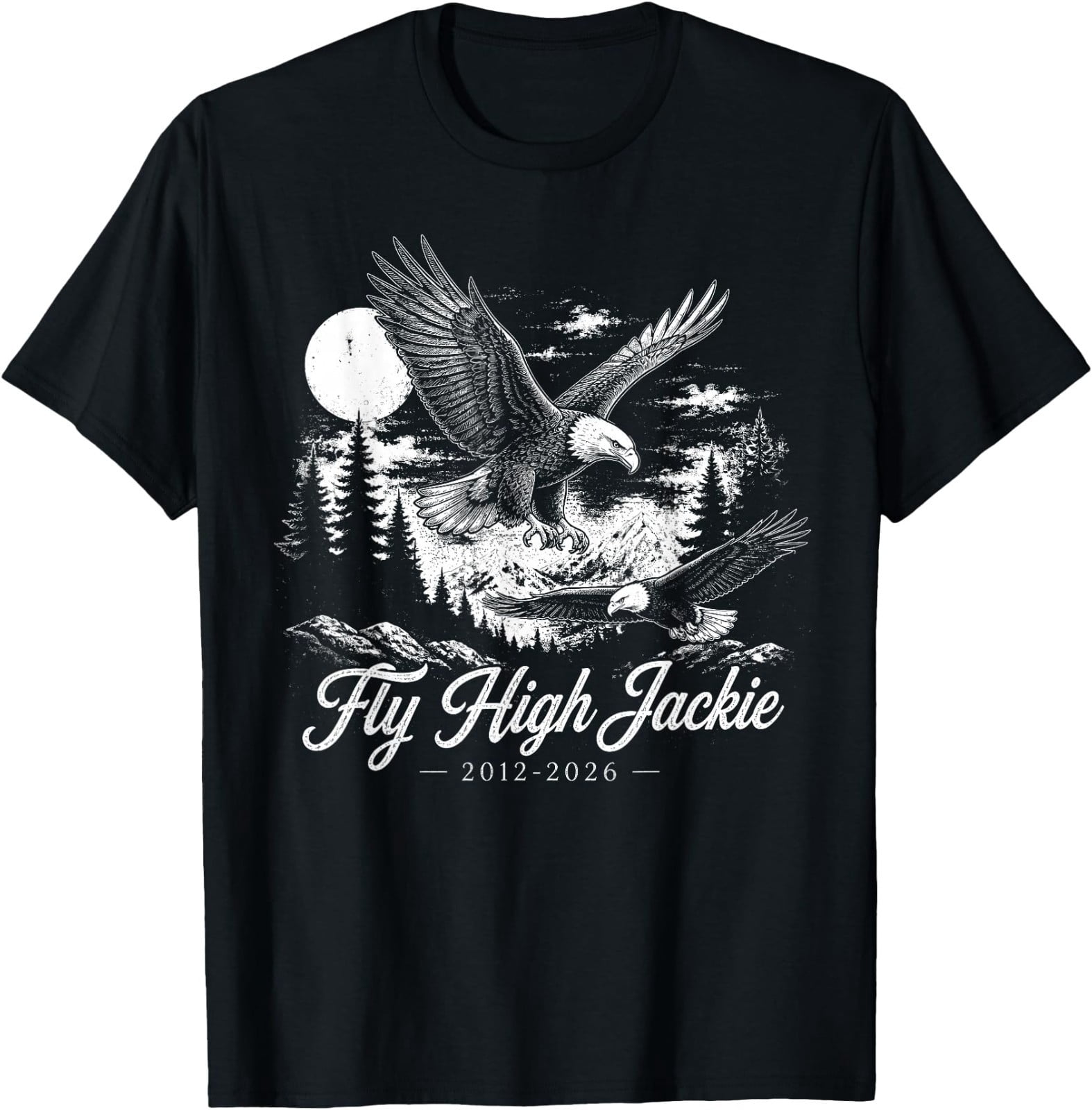 Shadow Hagh Fly High Jackie, Jackie and Shadow Bald Eagle T-Shirt - Walmart.com