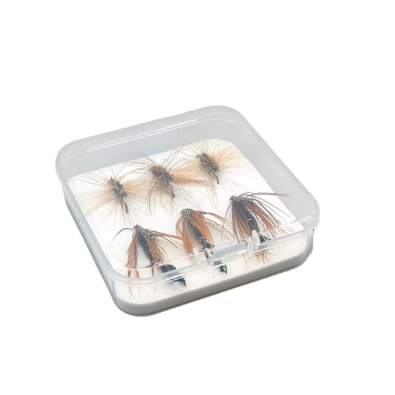 Fly Hook Set, Fake Bait, Hairy Hook Set, Biomimetic Bait Set, 6Pcs