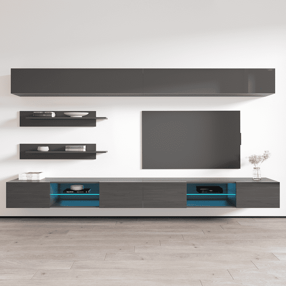 Fly I 33TV Wall Mounted Floating Modern Entertainment Center