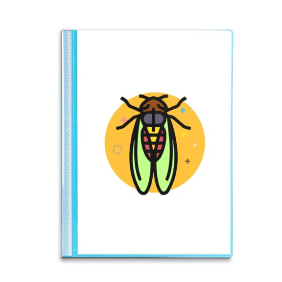 Fly Insect Mosquito Bug Winged Drawing Book Sheet Protectors Portfolio Binder Folder
