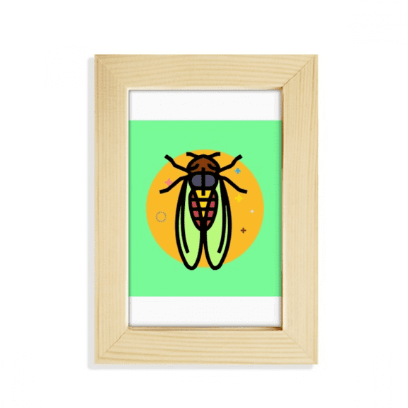 Fly Insect Mosquito Bug Winged Drawing Desktop Display Photo Frame Picture Art Painting 5x7 inch