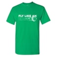 thumbnail image 1 of Fly Like An Eagle Sarcastic Humor Graphic Tees Gift For Mens Novelty Funny T Shirt, 1 of 5