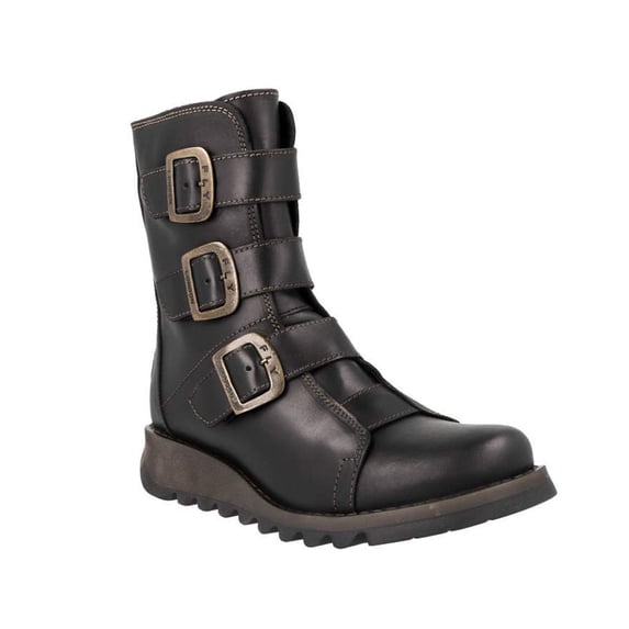 Fly London Womens Scop Rug Leather Boots