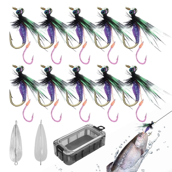 Fly Lures Double Hook Baits for Fishing