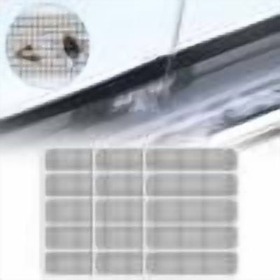 Fly Net Repair Kit,(3 Sheet with 15 Stickers) Window Weep Hole Screen Patch Strong Sticky Waterproof Sun Resistant Drain Quickly Weep Hole Covers Fiberglass Window Screen Repair Patch