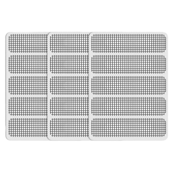 Fly Net Repair Kit Net Fly Screen, Window Screen Mesh Guards - Anti-Insect Vent Covers for Home Improvement & Moisture Protection | 5 Mosquito Repellent Stickers