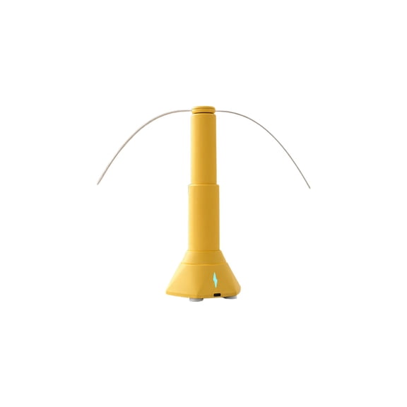 Fly Protection Food Guard Table Fan for Indoor and Outdoor Use, Soft Blades Rotating Rechargeable Power Two Modes for Dining Area Pest Prevention