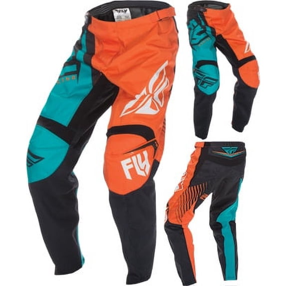 Fly Racing 2017 F-16 Pants Orange/Teal 36 370-93736