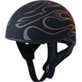 thumbnail image 1 of Fly Racing .357 Half Helmet Flames Orange 2XL  73-8204-6, 1 of 1