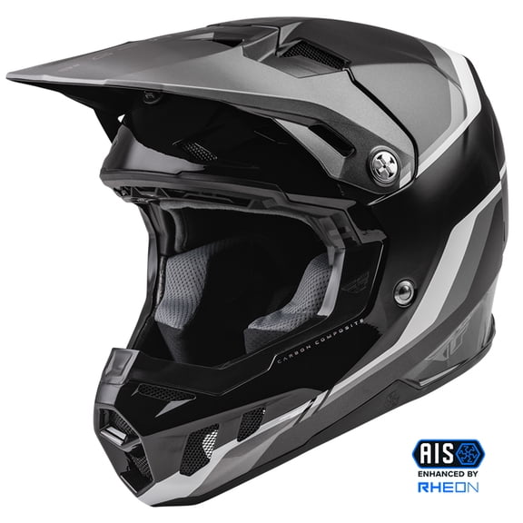 Fly Racing 73-4311 Formula Cc Driver Helmet Black/Charocal/White 2X