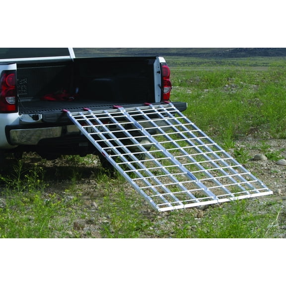Open Trail AR01XW48 Aluminum Bi-Fold ATV/UTV Ramp - 70in. x 48in.
