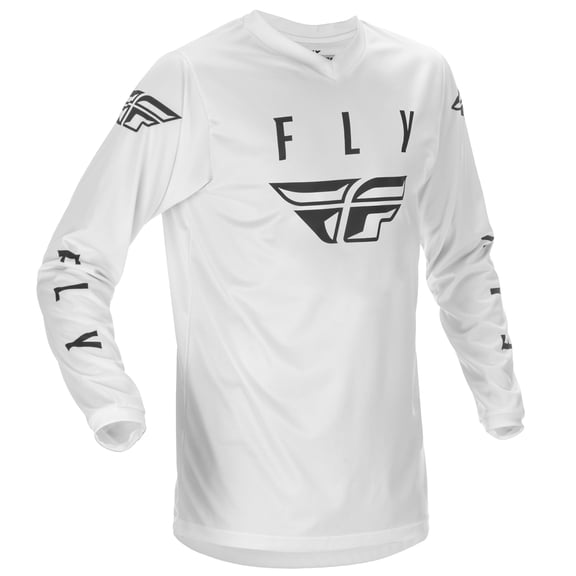 Fly Racing Fly Universal Jersey White/Black 2XL