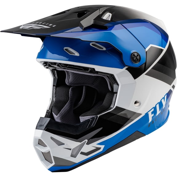 Fly Racing Formula Helmet - 2022 Model - CP Rush - Black/Blue/White - MD