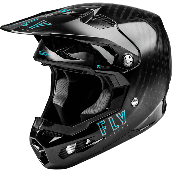 Fly Racing Formula S Carbon Solid Helmet (Large, Black)
