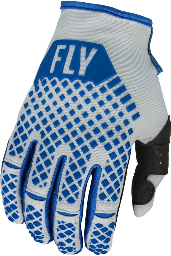 Kinetic Youth Gloves (Medium, Blue/Light Gray)
