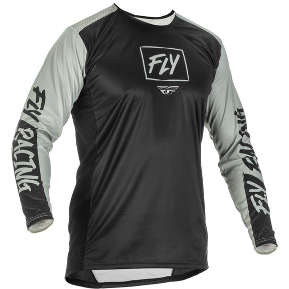 Fly Racing Lite Jersey - 2022 Model - Black/Grey - 2XL