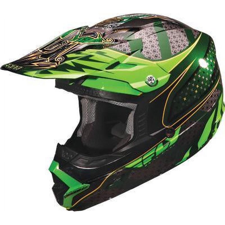 Fly Racing Mouthpiece for Trophy Lite Graphic Helmet Green/Black 