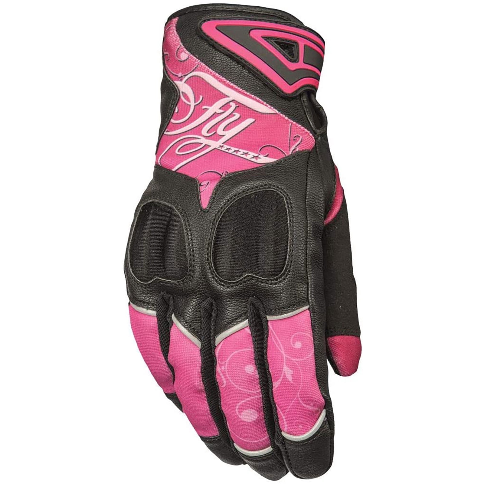 Fly Racing Venus Womens Gloves (Small, Pink/Black)