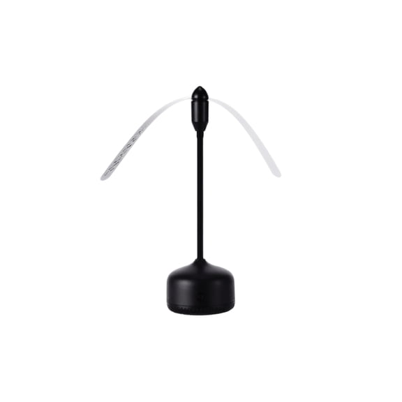 Fly Repellent Fan, Portable Rotating Silicone Blade Fly Deterrent Device, 1 Pack Battery Operated, for Patio Restaurant Kitchen Dining Table Outdoor Picnic to Keep Flies Bugs Away From Food