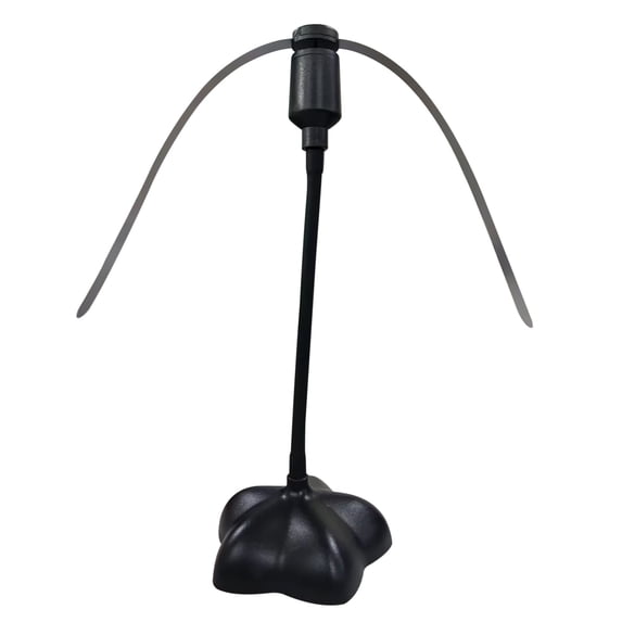 Fly Repellent Fan for Outdoor Table Use with Light Refraction Technology and Safety Stop Blades