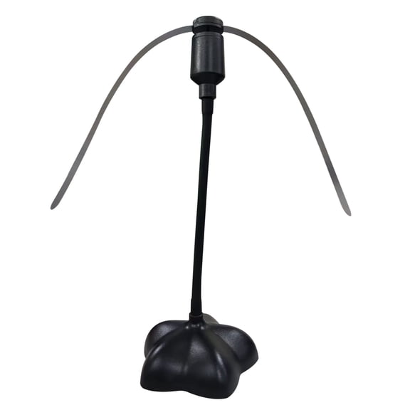 Fly Repellent Fan for Outdoor Table Use with Light Refraction Technology and Safety Stop Blades