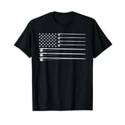 Fly Rod Fishing American Flag T-Shirt