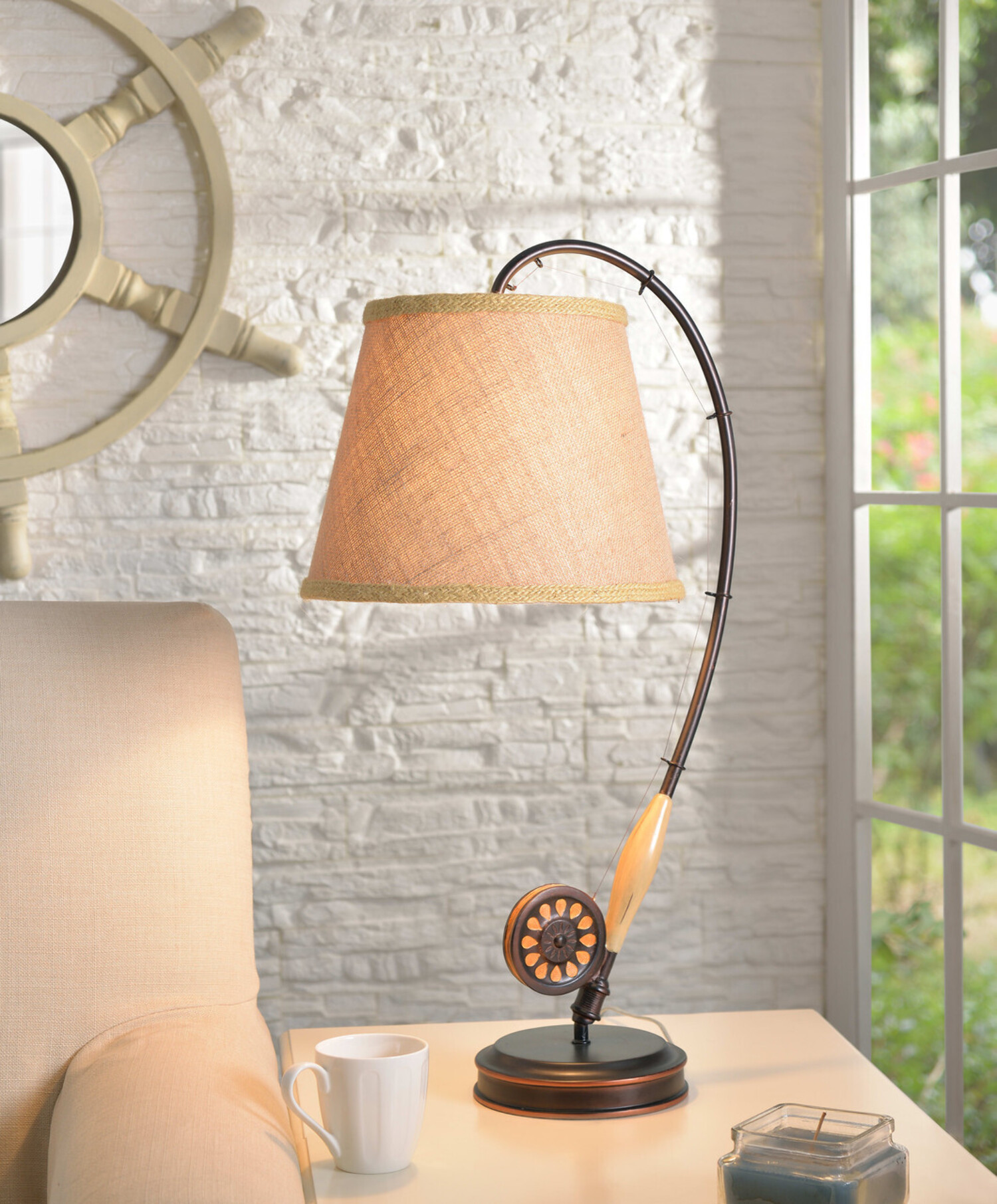 Fly Rod Table Lamp - Oil Rubbed Bronze