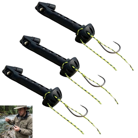 Fly Roost Magnetic Fly Threader, Magnetic Fly Threader, Fly Roost 2.0 Magnetic Rigging Tool, Universal Knot Helper Knot Assist for Threading Hooks, Fishing Accessory to Easily Rig Small Flies