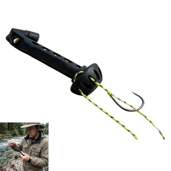 Fly Roost Magnetic Fly Threader, Magnetic Fly Threader, Fly Roost 2.0 Magnetic Rigging Tool, Universal Knot Helper Knot Assist for Threading Hooks, Fishing Accessory to Easily Rig Small Flies