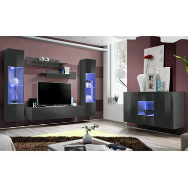 Fly SBII-A3 Wall Mounted Floating Modern Entertainment Center