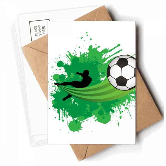 Fly Soccer Football Sports Postcards Envelopes Blank Note Cards Mailing