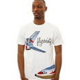 thumbnail image 1 of Fly Society Mens The Day Tripper Graphic T-Shirt, White, Small, 1 of 2