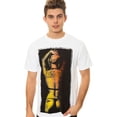thumbnail image 1 of Fly Society Mens The Down 4 Life Graphic T-Shirt, White, Large, 1 of 2