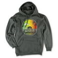 thumbnail image 1 of Fly Society Mens The Fly Life Hoodie Sweatshirt, Grey, Large, 1 of 5