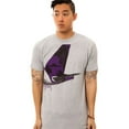 thumbnail image 1 of Fly Society Mens The Tailwing Graphic T-Shirt, Grey, Large, 1 of 2