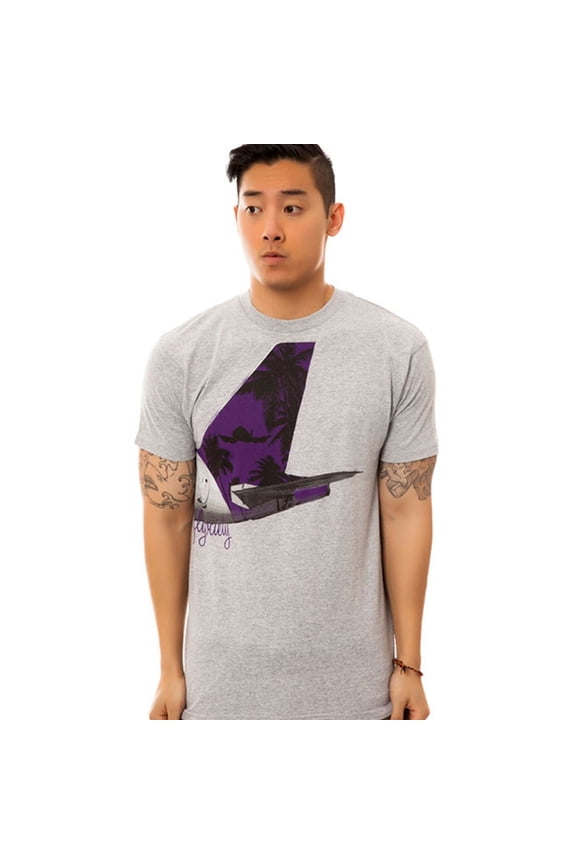 Mens The Tailwing Graphic T-Shirt, Grey, Small