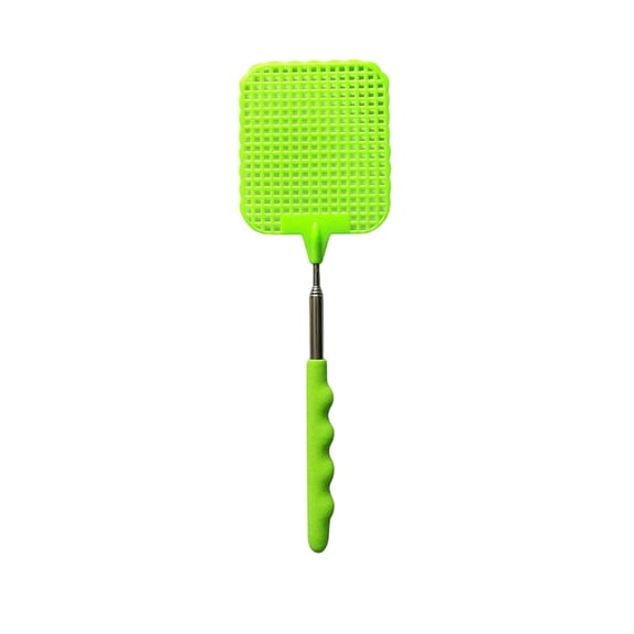 Fly Swatter Home Use Extendable Thickened Enlarged Light Green
